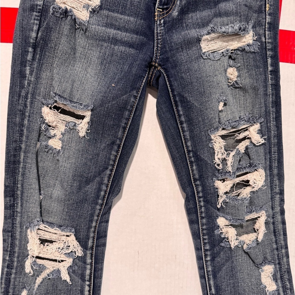 American Eagle Outfitters Indigo Skinny Jeans Regular - Picture 4 of 8